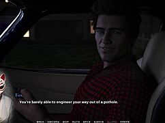 Intense mutual pleasure builds in anime game episode eight