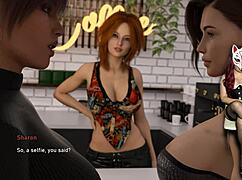 Steps Of Debauchery 45: Big Tits Undressing In Back Alley Brothel Cosplay