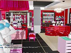 Ripples 36 in the 3d cartoon game with clothes ripped