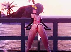 In Konosuba, characters indulge in hentai sex scenes wearing bikinis