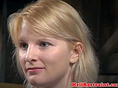 Hey, wanna watch this bound sub get whipped for punishment in close-up?