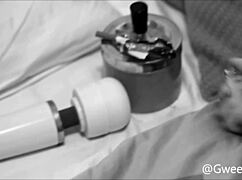 Hey, check this Brazilian babe smoking on a dollar note