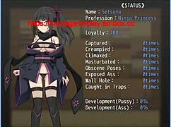 Hot Geisha in Fallen Princess Hentai Game