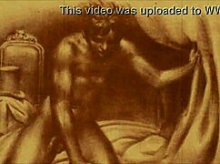 What Makes This Vintage Erotic Illustration So Captivating to Viewers?