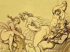Vintage Erotic Drawings Showcase Retro Sensual Art