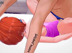 uh, gwen from ben10 in bikini on bed, wanna teach me stuff.. adult parody tho!