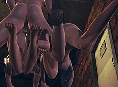 froppy and momo threesome hentai sex in my hero academia style