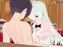 Diane And Elizabeth Liones In Bunny Outfits: Intense Hentai Sex From Seven Deadly Sins