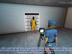 angelicablackwater's prison story begins with a royal bbc monster cock fucking her big tits in hentai style.