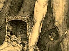 In vintage times, erotic cartoons and comics filled antique books with anime hentai vibes