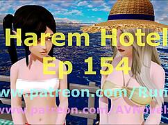 Harem Hotel 154 brings anime hentai game fun
