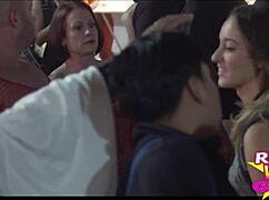 slutty flashing at fantasy fest party, going nude on the street 😈.