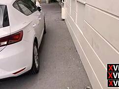 She was picked up in Bucharest, taken to dinner, and got wild outdoors.