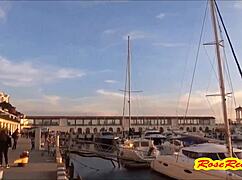 Sexy Legs Flash in Olympic Park