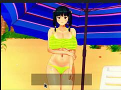 Perfect day at beach with Mya