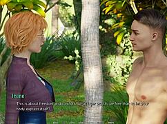 Taboo University 49 - Busty Redhead with Glasses Shows Huge Cock