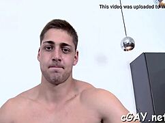 Double Anal Penetration In Threesome Homosexual Sex With Hunks Sucking Cocks.