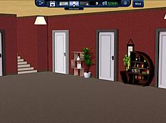 playing harem hotel 61 in the anime style