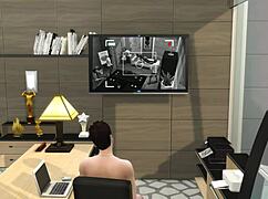 i'm at the sims 4 office, bangin' with big black cock group.