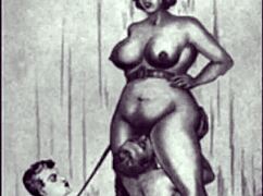 What vintage erotic art hides in retro cartoons?