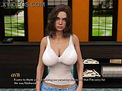 i’m obsessed with this hot rich girl on a library date in Being a Dik 12!