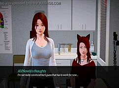 in my new family cartoon, the redhead gets her ass and tits played with