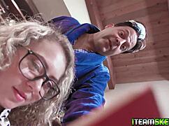 Allie's Stepdad Pumps His Thick Cock Into Her Tight Cunt