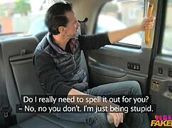 fat cock stretches tight pussy in a steamy uk taxi ride.