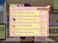 i'm so horny for summer clover's huge boobs in this harem hentai game ep 2 sexy boss offers a quikie