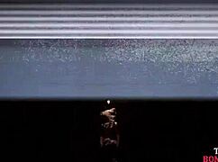 Busty Brunette Bound And Riding Sybian Under Dom's Control