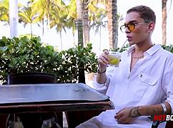 Hey, Check Out This Brazilian Teen Giving A Blowjob In Doggystyle Position