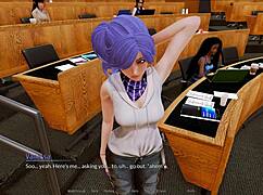 Feeling intense passion in harem hotel 204 with hentai scenes.