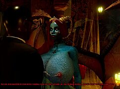 dangerous pact in 3d cartoon game with monster