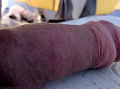 hey man, check my cock bouncing in slow motion close-up