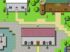 hero roy weds but female knight gets chest attacked by companions in hentai