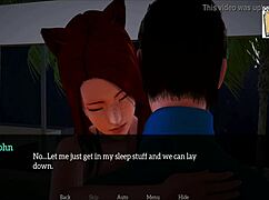 In my new family, the stepmom seduces me with her big tits and wet pussy