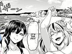 Heading to the beach for a holiday that turns into casual sex