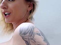 Spicy stepmom in pantyhose bends over for rough doggystyle fucking