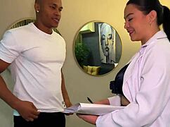 Nympho big dick bangs busty sexologist Daniela Gomez