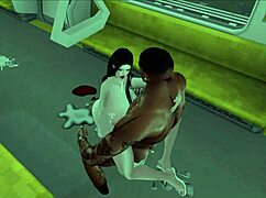 Busty Slut Railed by Hung BBC on Train