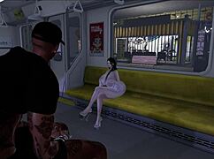 Busty Slut Railed by Hung BBC on Train