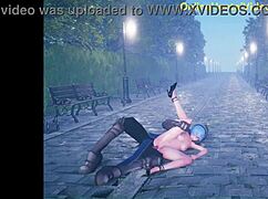 Cute anime girl dances seductively before getting fucked hard in part 2