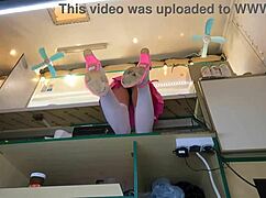 crazy girl gets fucked at work for extra cash