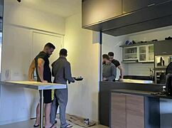 Rich Guy Fucks Me While Painting House!