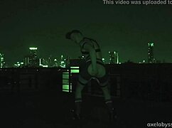 axel abysse can't sleep, obsessed with wild infrared ass play in public