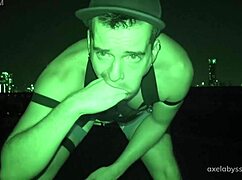 axel abysse can't sleep, obsessed with wild infrared ass play in public