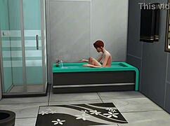 Mature Woman Catches Stepson Masturbating, Tenderly Offers Sexual Help In His Room