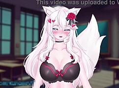 Naughty Catgirl KanakoVT Wearing Vibrator in Public, What a Wild ERP Show!