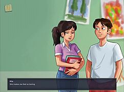 Summertime Saga 248 bent over for wild doggystyle!