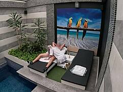 I Call The Room Service Girl From Private Suite For A Blowjob Until I Finish